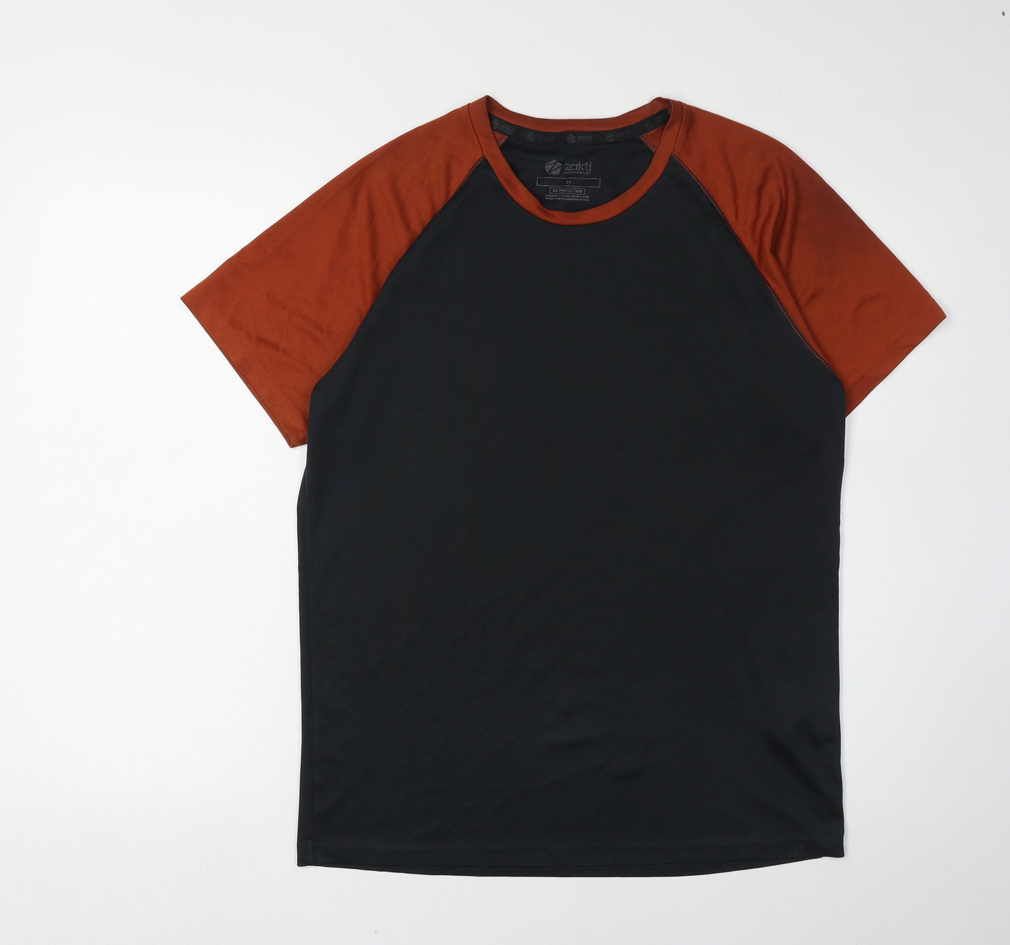 Zakti Men's Black M Jersey T-Shirt for Gym