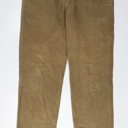 Marks & Spencer Men's Beige Corduroy Trousers