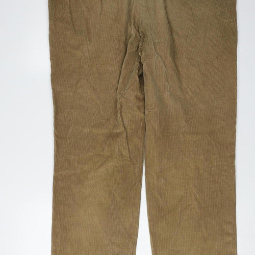 Marks & Spencer Men's Beige Corduroy Trousers