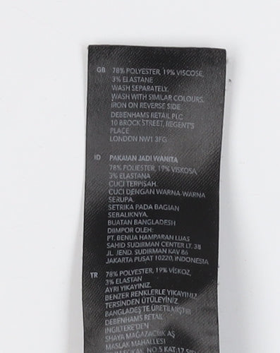 Maine Women's Black Regular Trousers Size 18