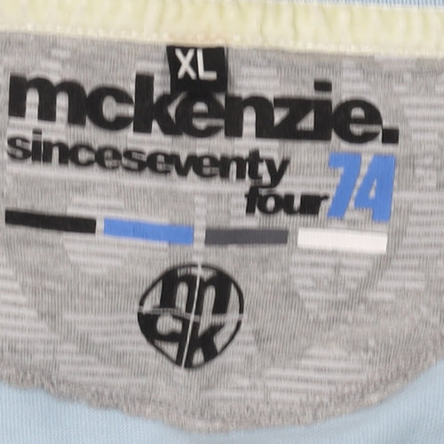 McKenzie Men's Blue Polo Shirt XL with Logo