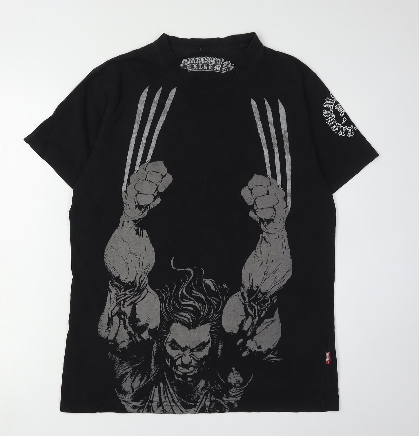 Marvel Men's Large Black Wolverine Graphic T-Shirt