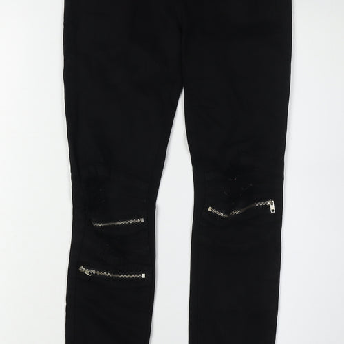 Queen Hearts Women's Black Skinny Jeans S Slim