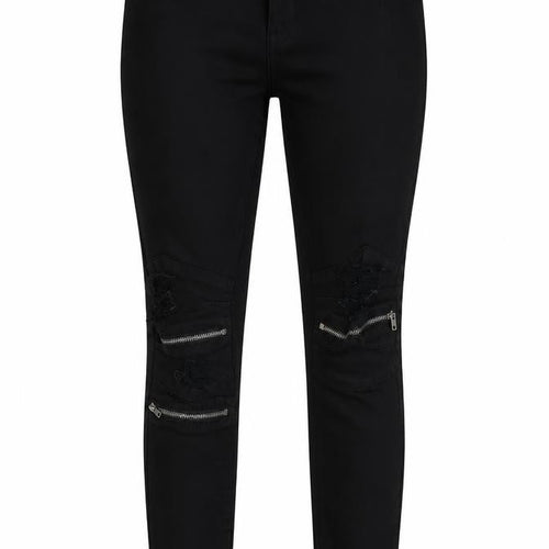 Queen Hearts Women's Black Skinny Jeans S Slim