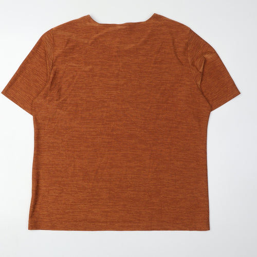 Gerry Weber Women’s Brown T-Shirt, Size 16, Casual Style