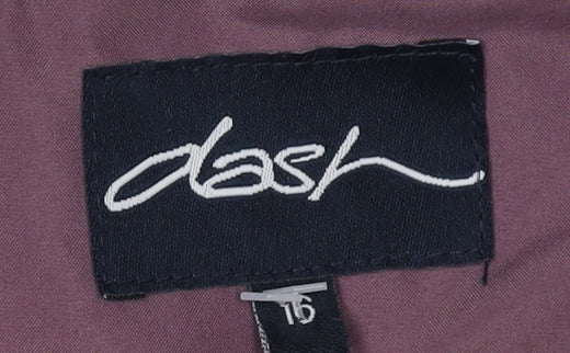 Dash Women's Purple Quilted Waistcoat Size 16