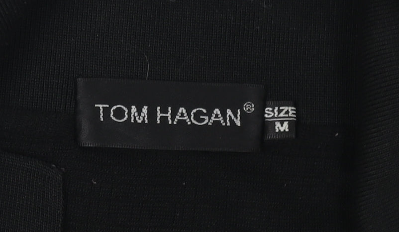 Tom Hagan Men's Black Polo, Medium, Short Sleeve