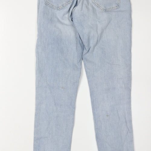 Zara Women's Blue Skinny Jeans, Size 6, Light Wash