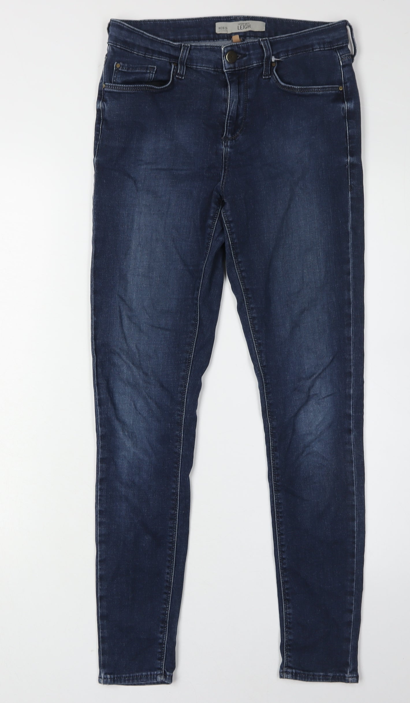 Topshop Women's Blue Skinny Jeans Size 10