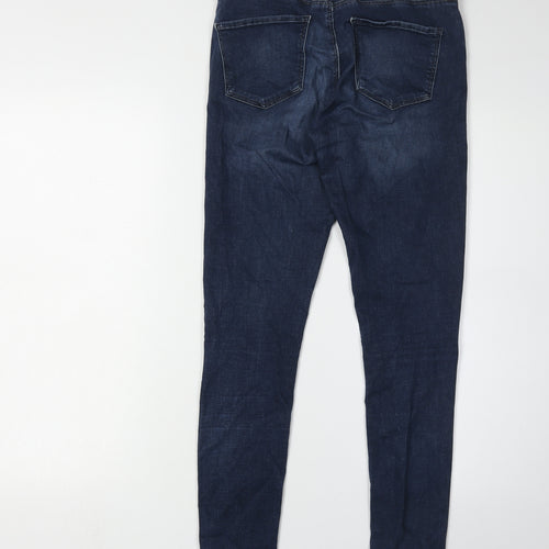 Topshop Women's Blue Skinny Jeans Size 10