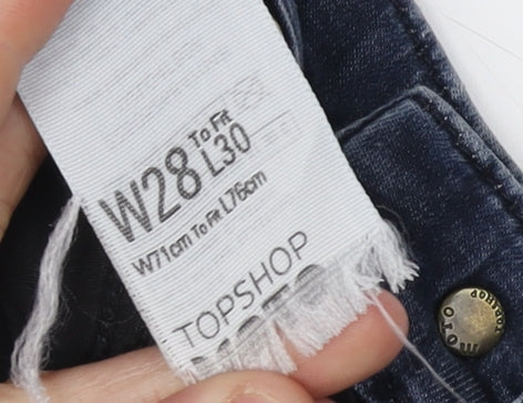 Topshop Women's Blue Skinny Jeans Size 10