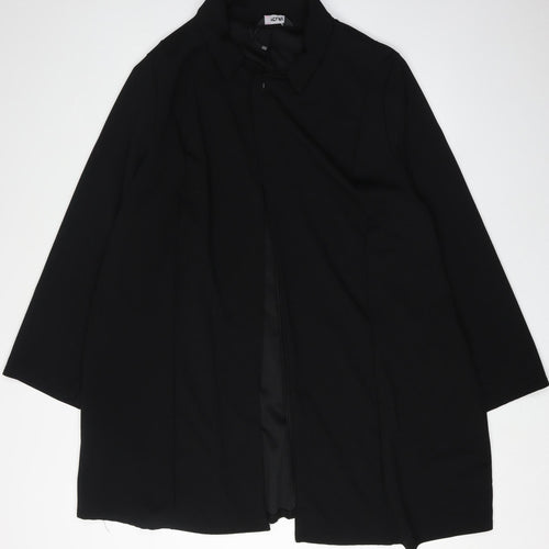 Yours Women's Black Plus Size Coat UK 26