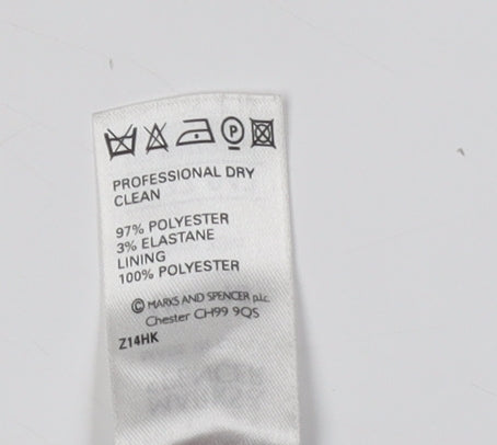 Marks and Spencer Women's Black Flare Long Skirt Size 16