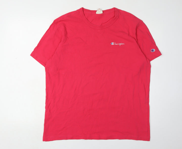 Champion Men's Red XL Crew Neck T-Shirt