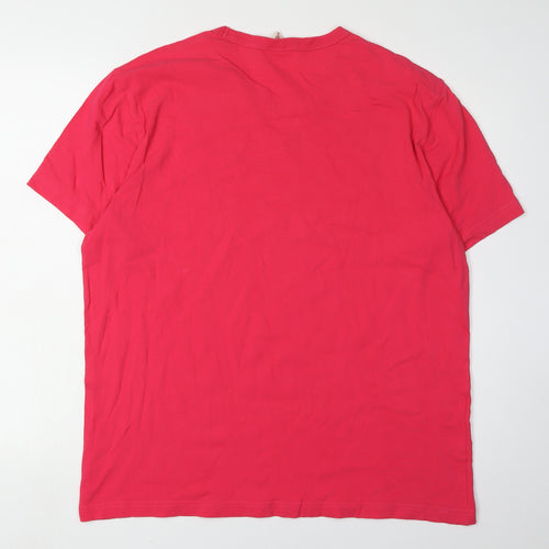 Champion Men's Red XL Crew Neck T-Shirt