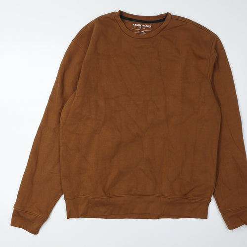 Kenneth Cole Men's Brown Large Pullover Sweatshirt