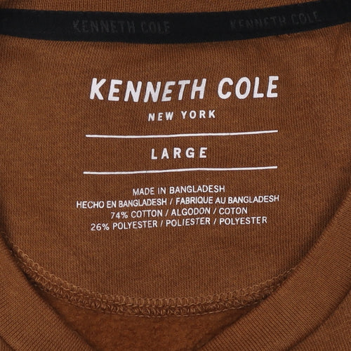 Kenneth Cole Men's Brown Large Pullover Sweatshirt