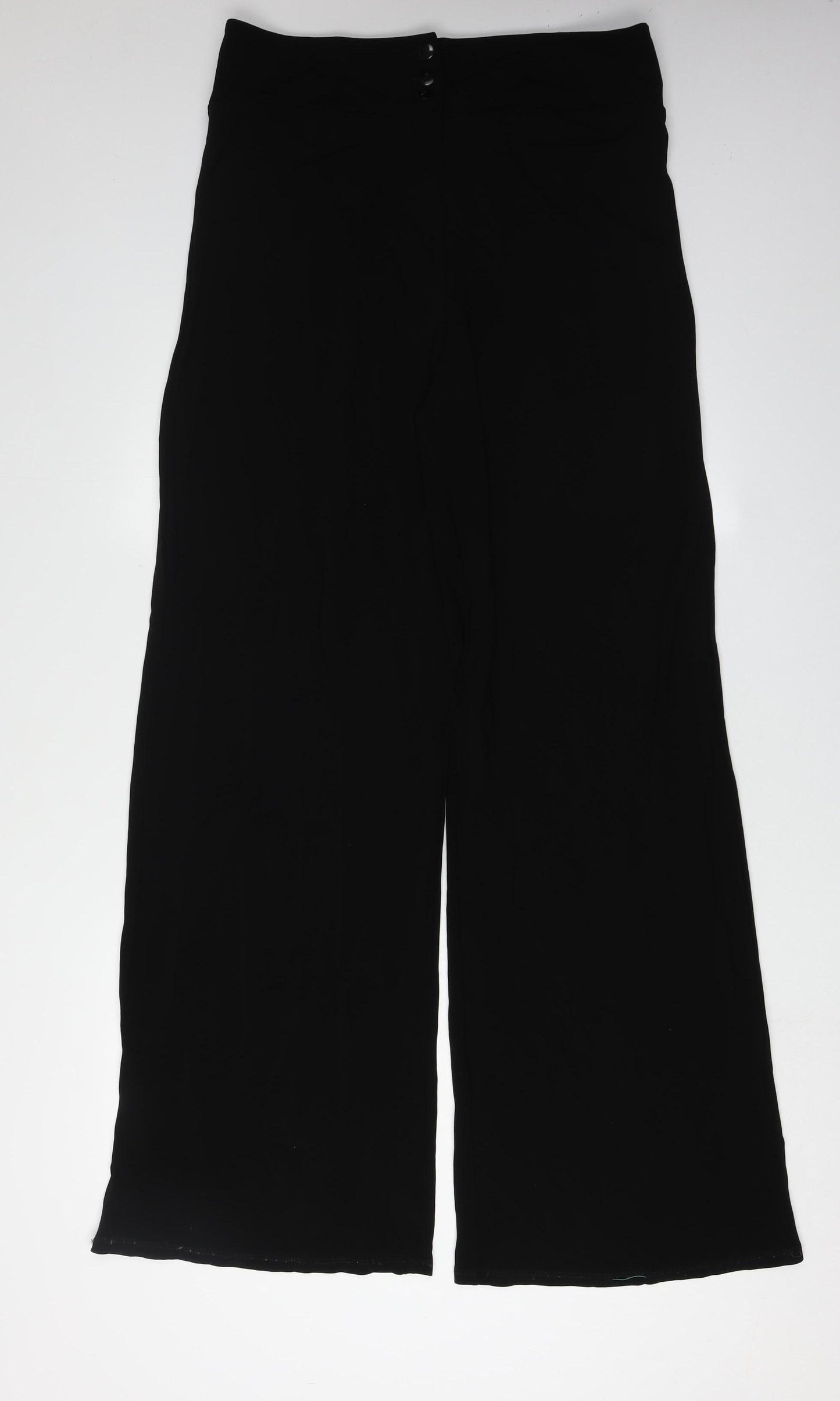 Untold Women's Black Wide-Leg Trousers Size 16