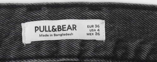 Pull & Bear Women's Black Jeans, Size 8, Excellent Condition