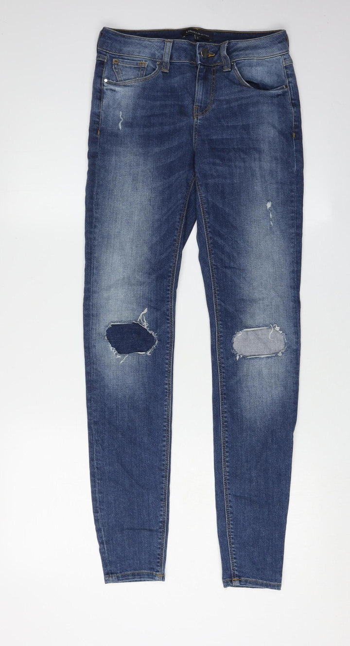Marks and Spencer Women's Blue Skinny Jeans Size 8