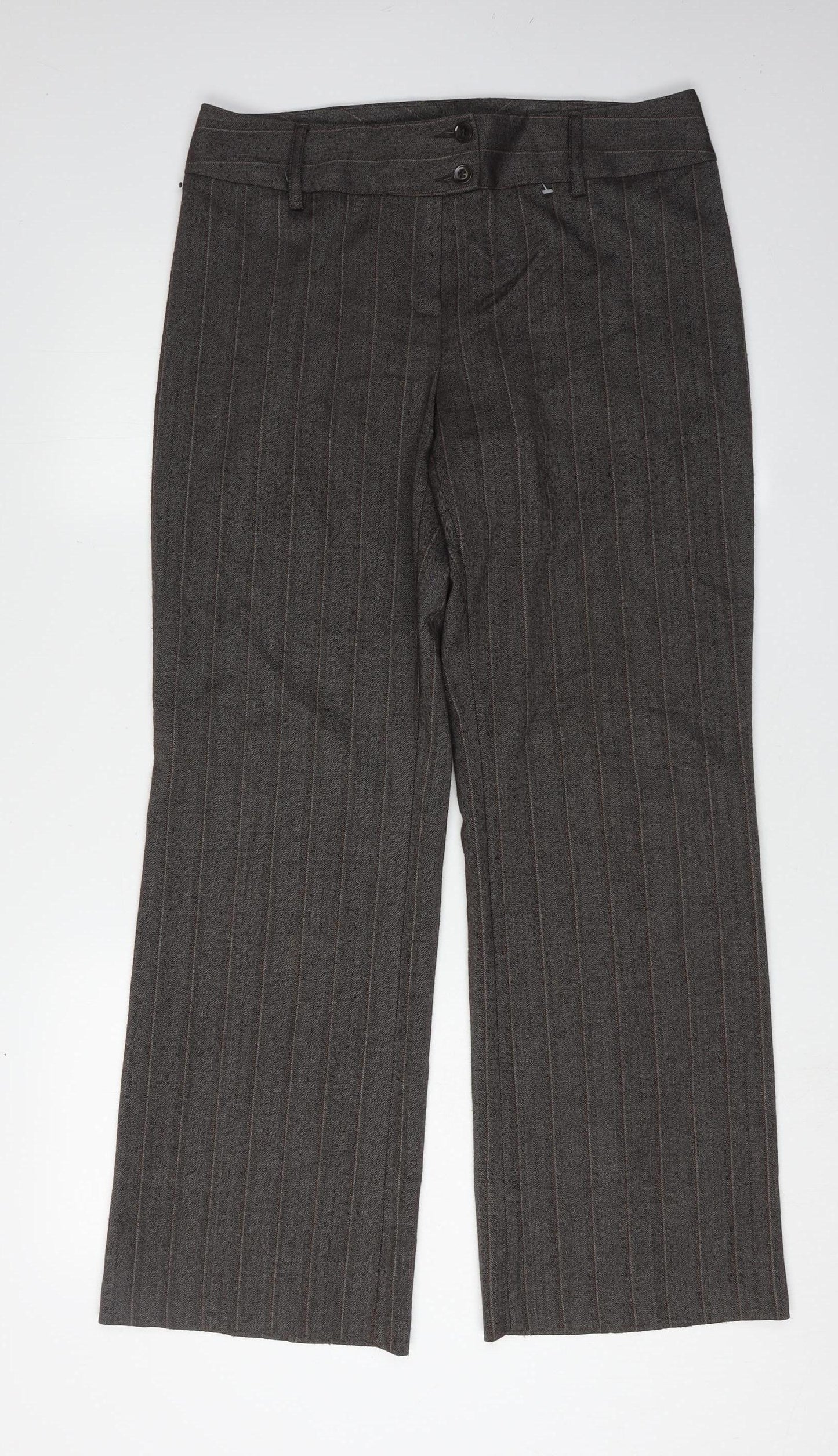 Marks and Spencer Women's Grey Trousers Size 12
