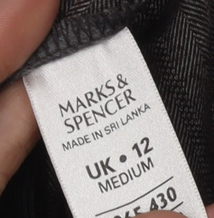 Marks and Spencer Women's Grey Trousers Size 12