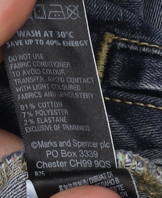 Marks & Spencer Women's Blue Straight Jeans Size 8