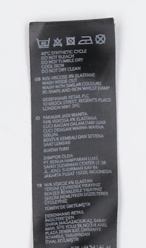 Maine New England Women's Black Geometric A-Line Skirt