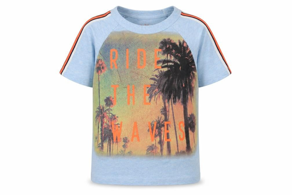 OshKosh Boys Blue Graphic T-Shirt - Size 6, Summer Adventure