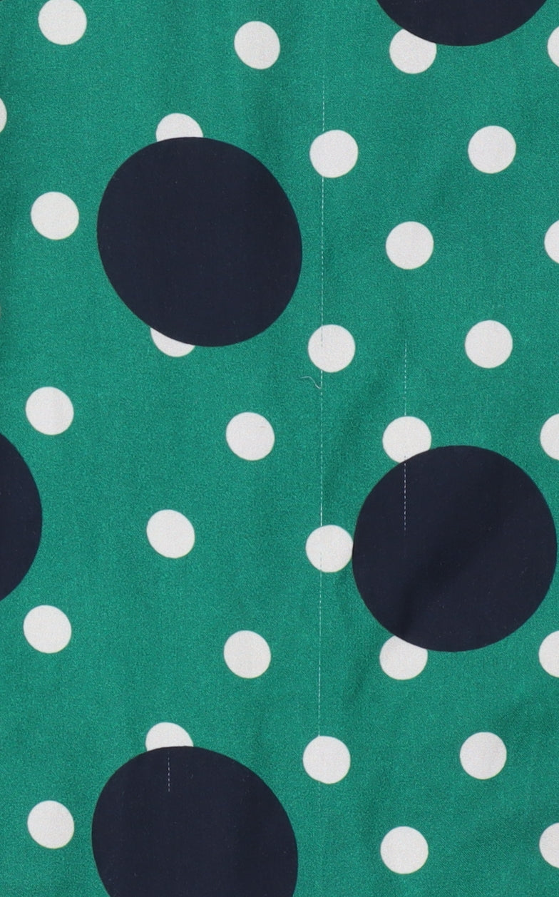 Next Women's Green Polka Dot Top, Size 20, Crew Neck