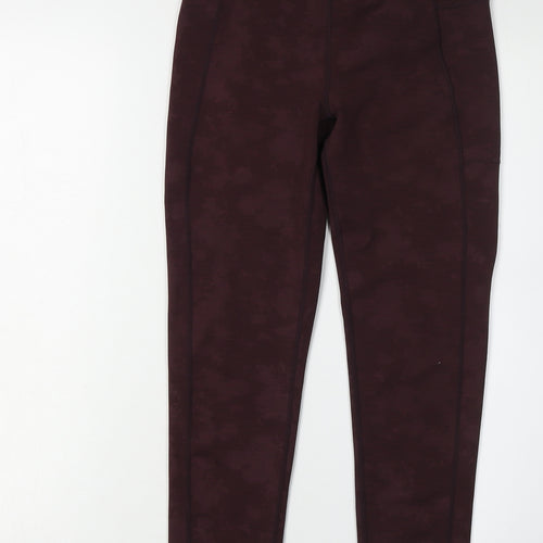 Sweaty Betty Women's Brown Ankle Leggings, S, Elastic Waist