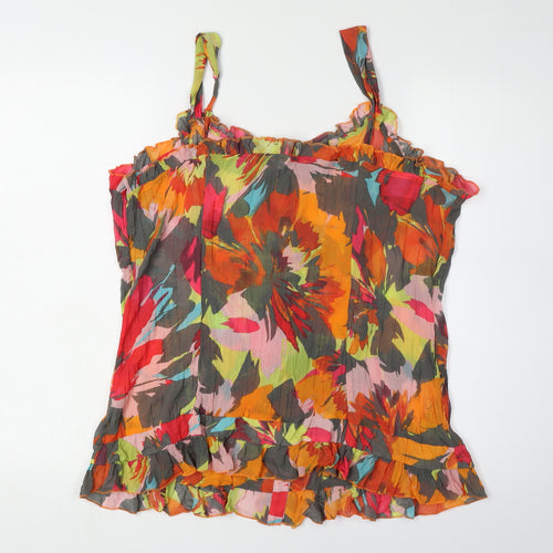 Per Una Women's Multicoloured Floral Blouse Size 20