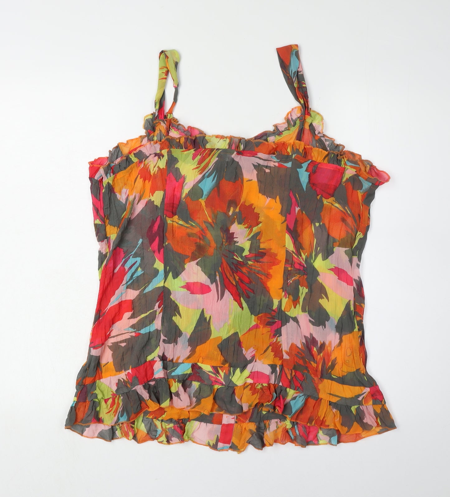 Per Una Women's Multicoloured Floral Blouse Size 20
