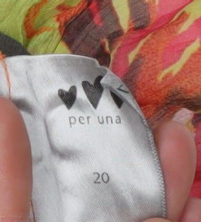 Per Una Women's Multicoloured Floral Blouse Size 20