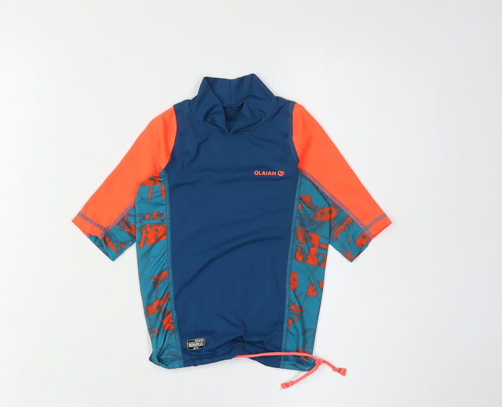 Decathlon Boys Rash Guard Blue 6 Years UV Protection