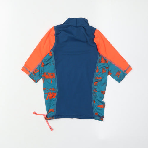 Decathlon Boys Rash Guard Blue 6 Years UV Protection