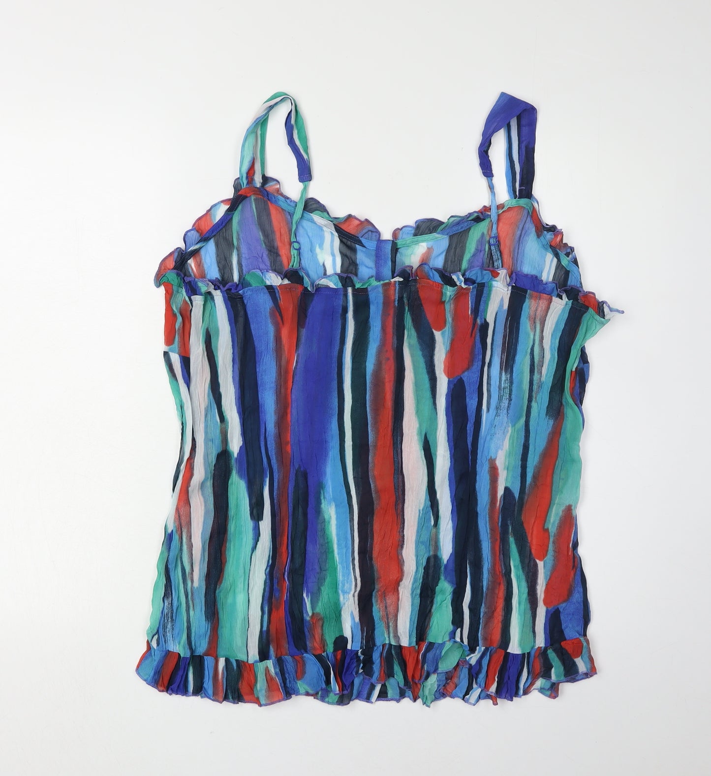 Per Una Women's Multicoloured Striped Tunic Tank Top