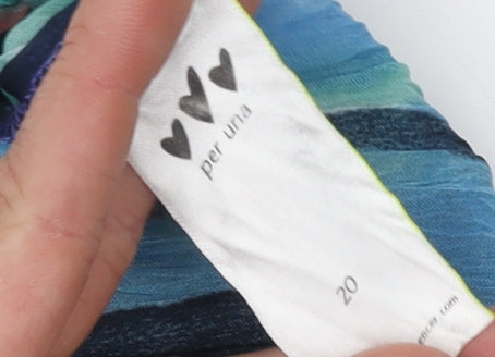 Per Una Women's Multicoloured Striped Tunic Tank Top