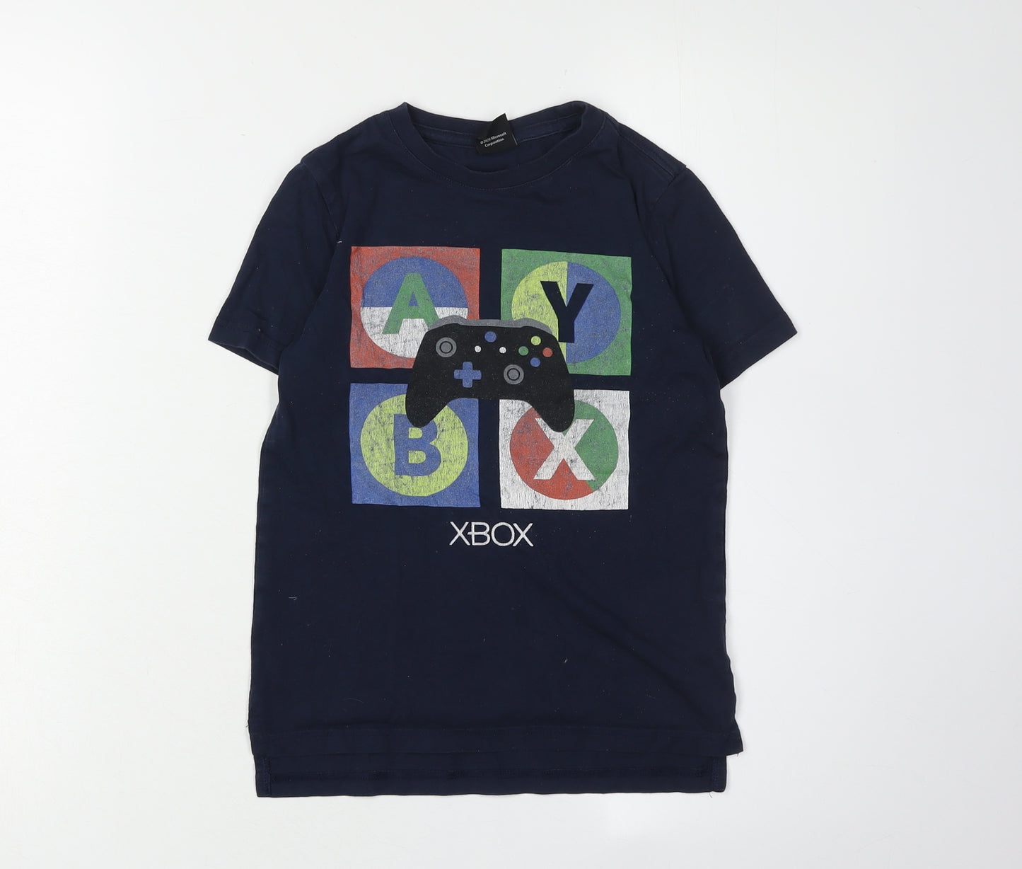 Xbox Boys Blue Graphic T-Shirt, Age 6 - Gaming Crew Neck