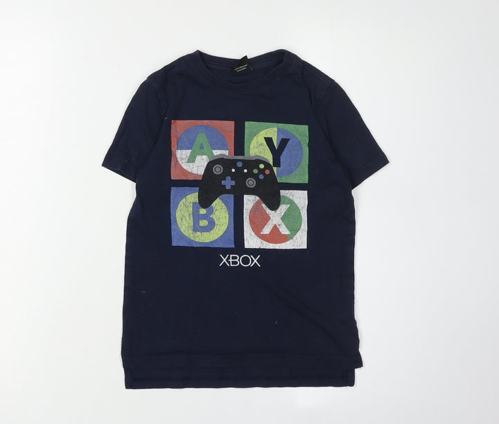 Xbox Boys Blue Graphic T-Shirt, Age 6 - Gaming Crew Neck