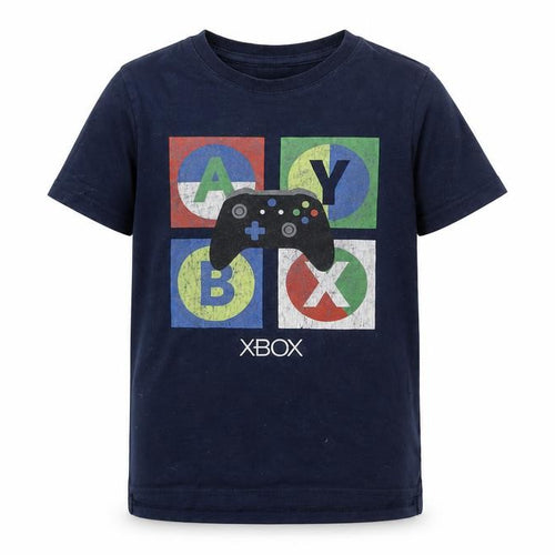 Xbox Boys Blue Graphic T-Shirt, Age 6 - Gaming Crew Neck