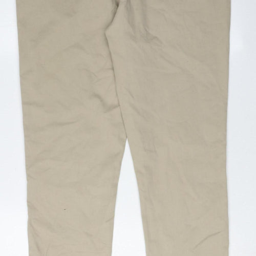 Jacamo Men's Beige Chino Trousers 34 Regular Fit