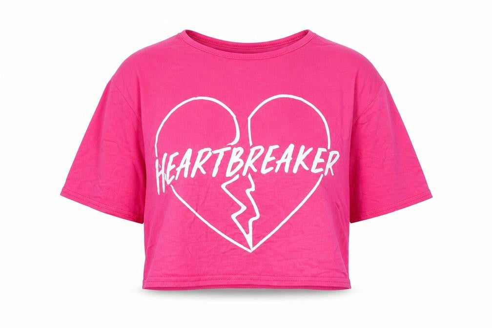I Saw It First Women's Pink Cropped T-Shirt Size 10