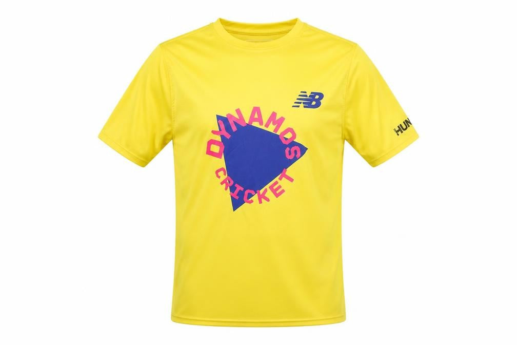 New Balance Boys Yellow Cricket T-Shirt Size 146