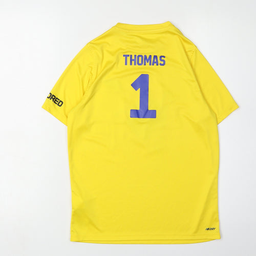 New Balance Boys Yellow Cricket T-Shirt Size 146