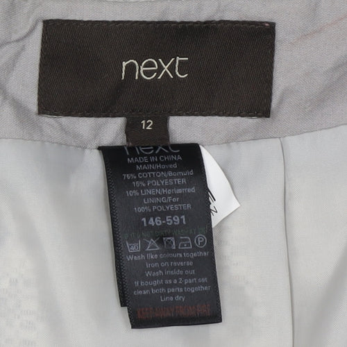 Next Women's Grey Pencil Skirt Size 12 Business