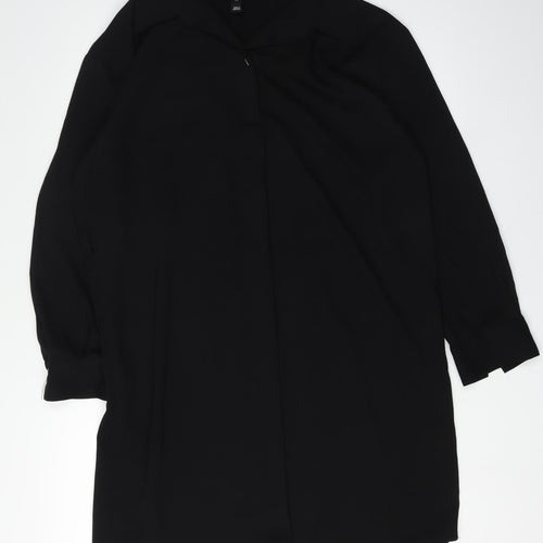 River Island Women's Black Shirt Dress Size 10