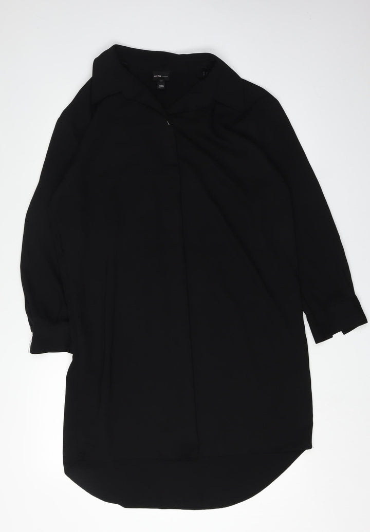River Island Women's Black Shirt Dress Size 10
