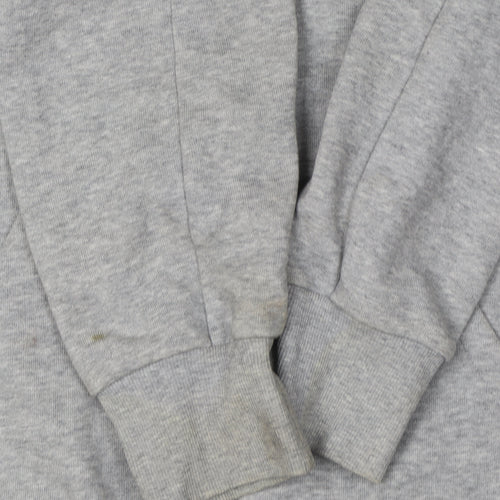 Adidas Women's Grey Full Zip Hoodie M