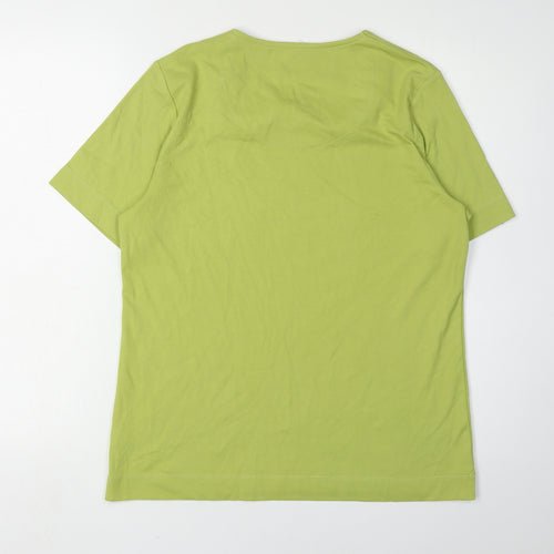 TIGI Women's Green Short Sleeve T-Shirt UK 14/16